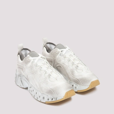 Shop Acne Studios Rockaway Leather Sneakers Shoes In White