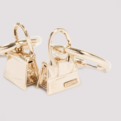 Shop Jacquemus Les Creoles Chiquito Earrings Jewellery In Metallic