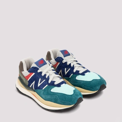 Shop New Balance Leather 57/40 Sneakers Shoes In Grey