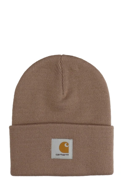 Shop Carhartt Hats In Rose-pink Acrylic