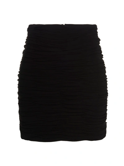 Shop Khaite Skirt In Black