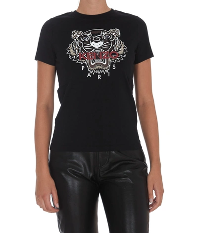 Kenzo Black & Burgundy Tiger Classic T-shirt In 99 | ModeSens