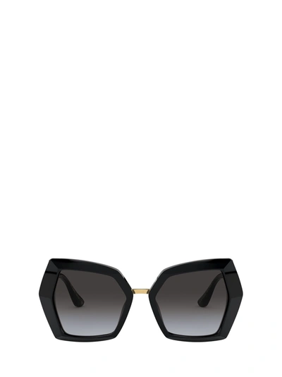 Shop Dolce & Gabbana Dolce &amp; Gabbana Dg4377 Black Sunglasses