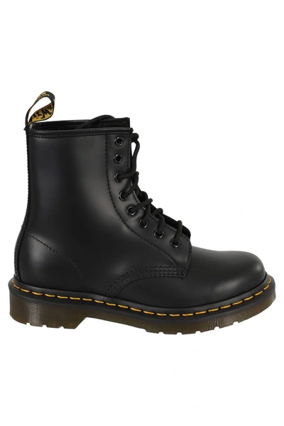 Dr. Martens Dr.martens 1460 Smooth Lace-up Combat Boots In Black | ModeSens