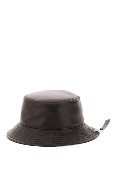Shop Loewe Nappa Fisherman Hat In Black
