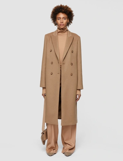 Joseph Camia Wool Coat In Camel | ModeSens