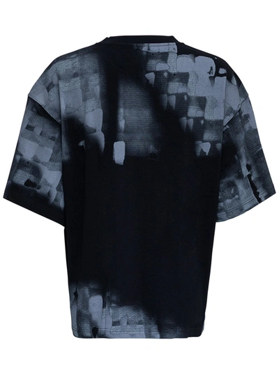 Shop A-cold-wall* Brush Stroke Jersey T-shirt With Logo In Black