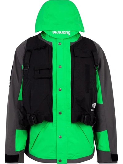 Supreme X The North Face Goretex Jacket Utility Vest In Green | ModeSens