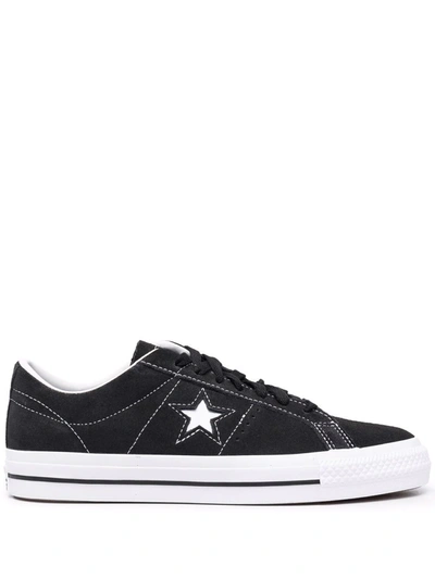 Shop Converse One Star Pro Low-top Sneakers In Black