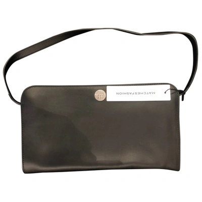 Pre-owned The Row Leather Handbag In Black