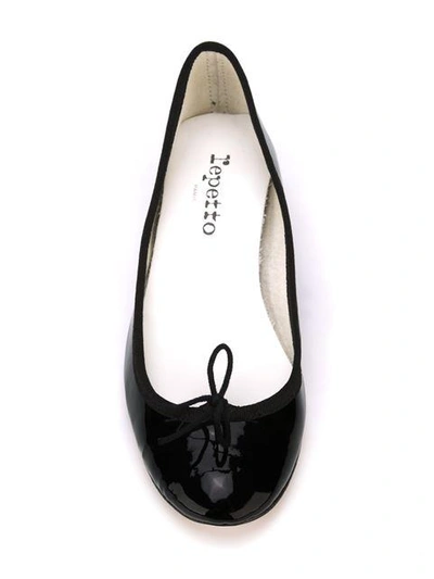 Repetto Black Patent Camille Heels In Black
