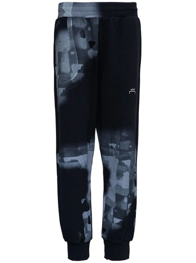 Shop A-cold-wall* Brush Stroke Jersey Jogger With Logo In Black