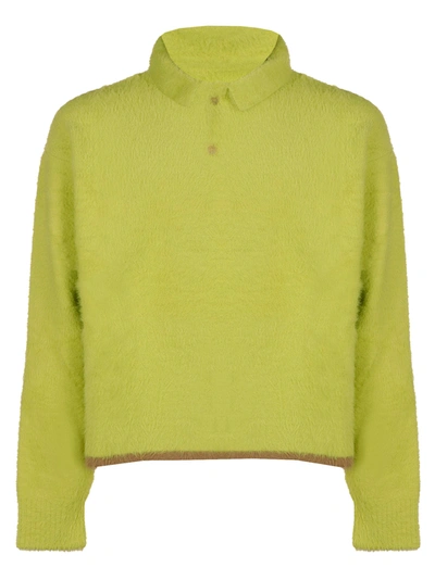 Shop Jacquemus Le Polo Neve In Yellow