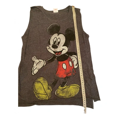 Pre-owned Disney T-shirt In Grey
