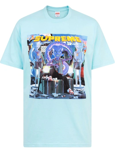 Supreme Richest Short-sleeve T-shirt In Blau