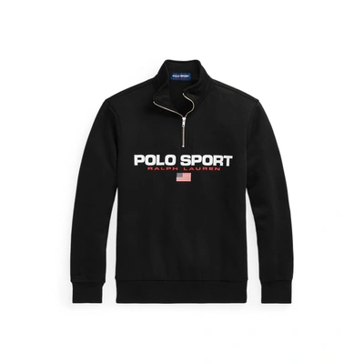 Shop Ralph Lauren Polo Sport Fleece Sweatshirt In Polo Black
