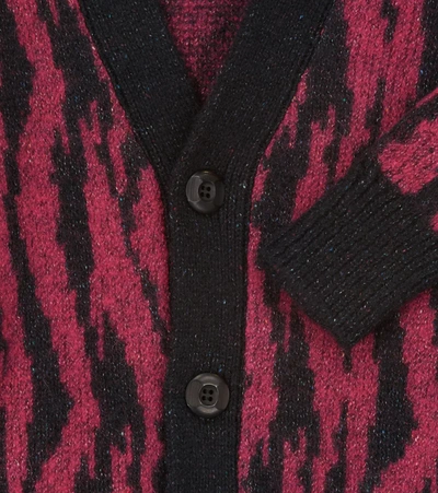 Paade Mode Wool And Cotton-blend Cardigan In Black