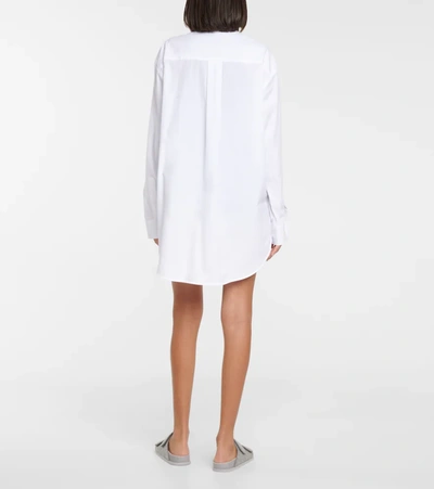 Wardrobe.nyc Wardrobe. Nyc Cotton Poplin Shirt Dress In White