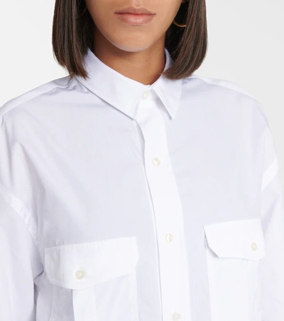 Wardrobe.nyc Wardrobe. Nyc Cotton Poplin Shirt Dress In White