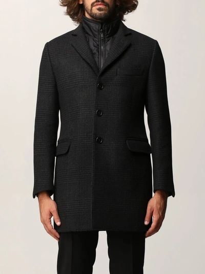 Shop Fay Coat Coat Men  In Charcoal