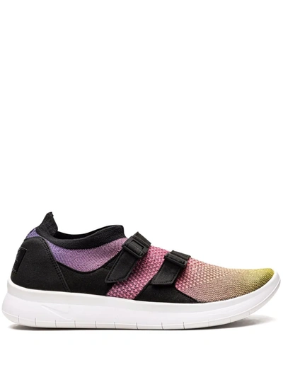Shop Nike Air Sockracer Flyknit Prm "rainbow" Sneakers In Pink