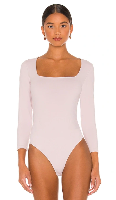 Shop Free People Truth Or Square Bodysuit In Blush