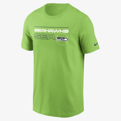 Shop Nike Broadcast Essential Men's T-shirt In Neon Green