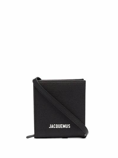 Shop Jacquemus Le Gadjo Mini Bag In Schwarz