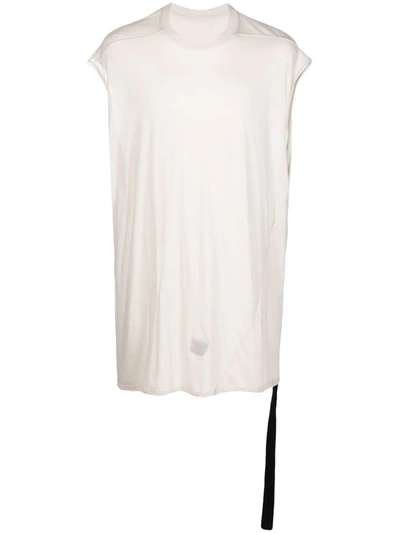 Shop Rick Owens Drkshdw Oversized Cotton Vest In Nude