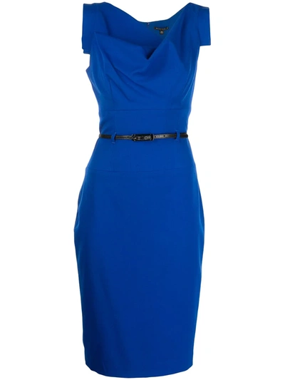 Shop Black Halo Jackie O Sheath Dress In Blue