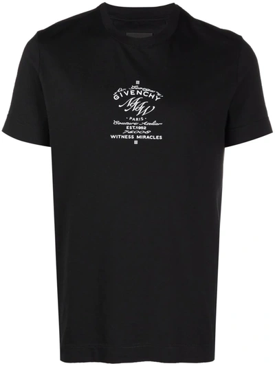 Shop Givenchy Mmw Print T-shirt In Black
