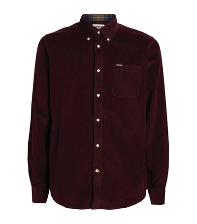 Shop Barbour Corduroy Ramsey Shirt In Red