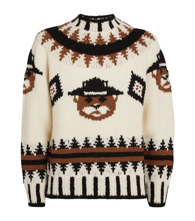 Shop Dsquared2 Wool Beaver Sweater In Multi