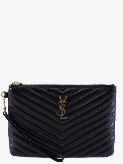 Shop Saint Laurent Clutch In Black