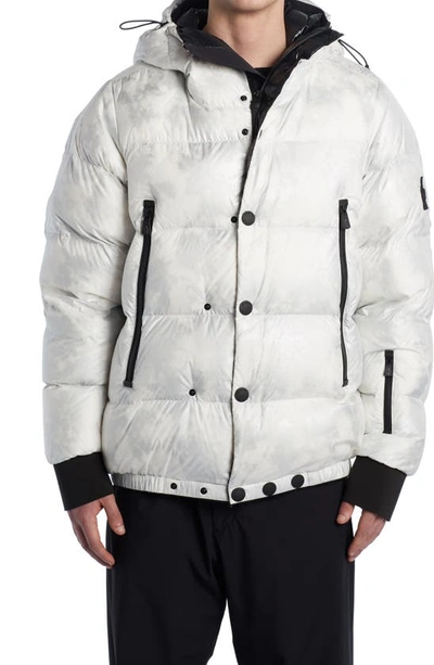 Shop Moncler Noussan Down Puffer Jacket In White
