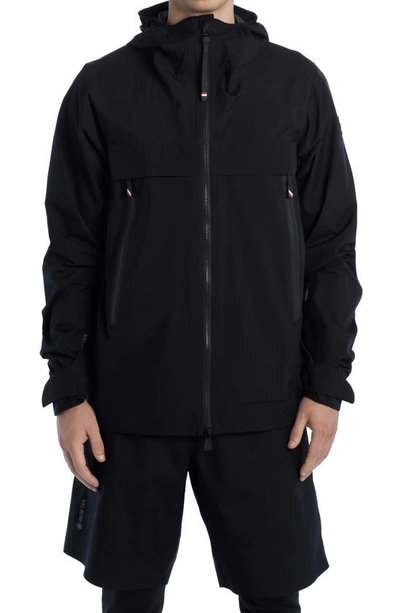 Shop Moncler Villair Gore-tex® Waterproof Ski Jacket In Black