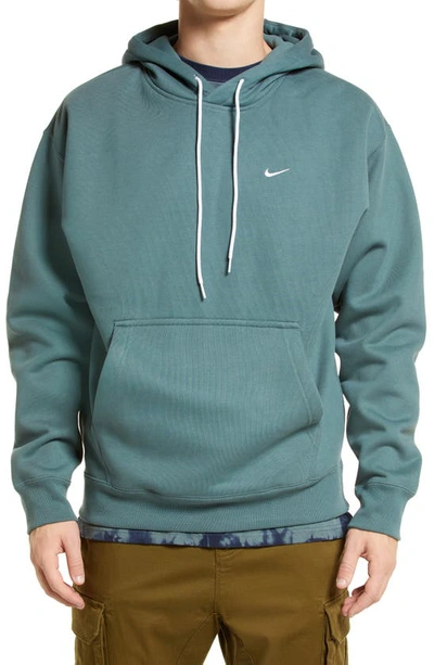 Shop Nike Hooded Sweatshirt In Hasta/ White