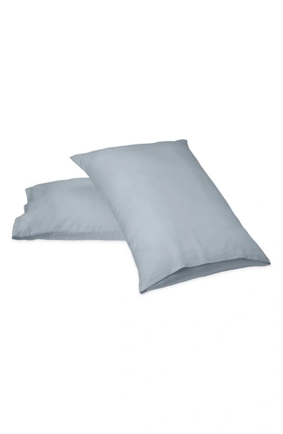 Shop Casper Hyperlite Set Of 2 Pillowcases In Fog Blue