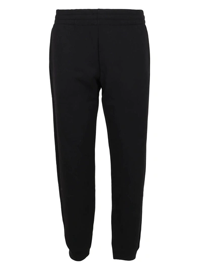 Shop Moschino Elasticated Waistband Sweatpants In Black