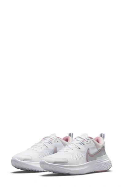Shop Nike React Miler 2 Running Shoe In White/ Soft Pink/ Pink Glaze