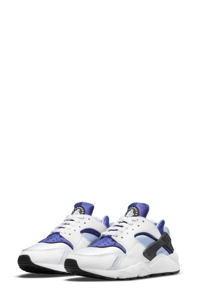 Shop Nike Air Huarache Sneaker In White/ Lapis/ Aluminum/ Black