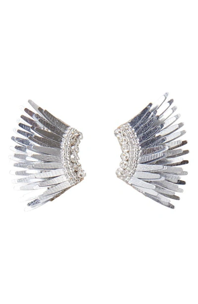 Shop Mignonne Gavigan Mini Madeline Earrings In Silver