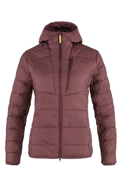 Shop Fjall Raven Keb Insulated Jacket In Light Garnet