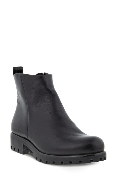 Shop Ecco Modtray Water Resistant Ankle Boot In Black Leather