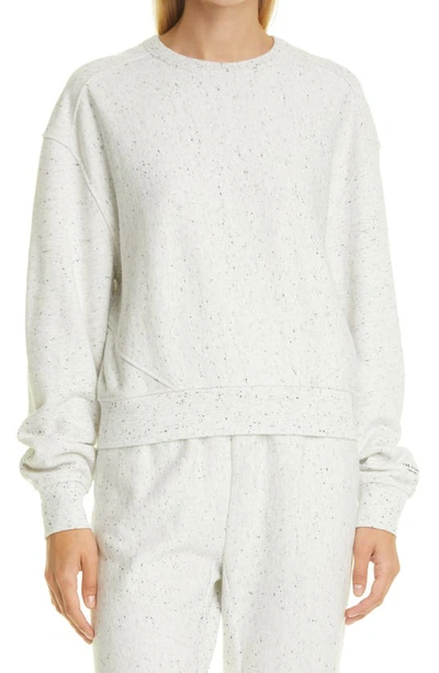 Shop Rag & Bone City Organic Cotton Sweatshirt In Ivory Multi