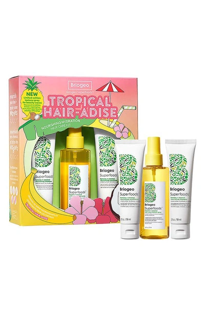 Shop Briogeo Tropical Hair-adise Nourishing Hydration Hair Care Set Usd $44 Value