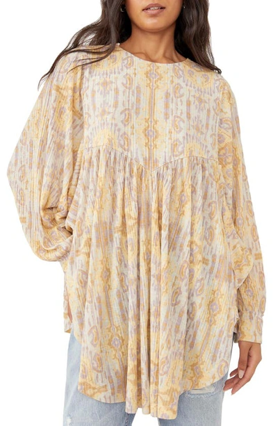 Shop Free People This Is It Tunic Top In Parchment Combo