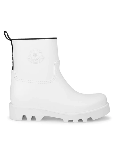 Shop Moncler Women's Ginette Rain Boots In White