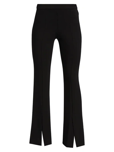 Shop Theory Women's Vent Demitria Pants In Black Navy