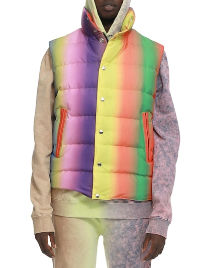 Shop Agr Gradient Puffer Vest In Neutral